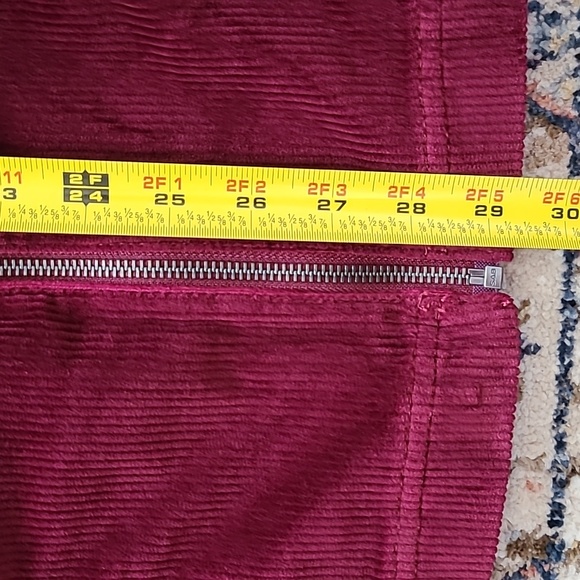 SO BRAND WOMENS JUNIOR BEAUTIFUL BURGUNDY CORDOROY JUMPER/PENAFORE DRESS SIZE XL - Picture 14 of 16